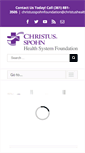 Mobile Screenshot of christusspohnfoundation.org